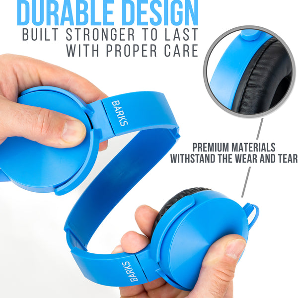 Colorful Bulk Headphones for Classrooms K12 (10 Pack)