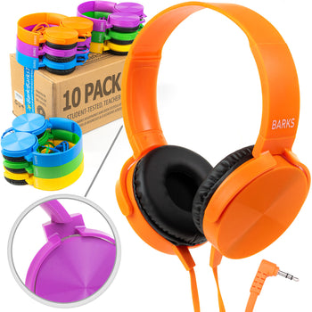 Barks Tech Headphones Bulk Classroom Headphones K 12